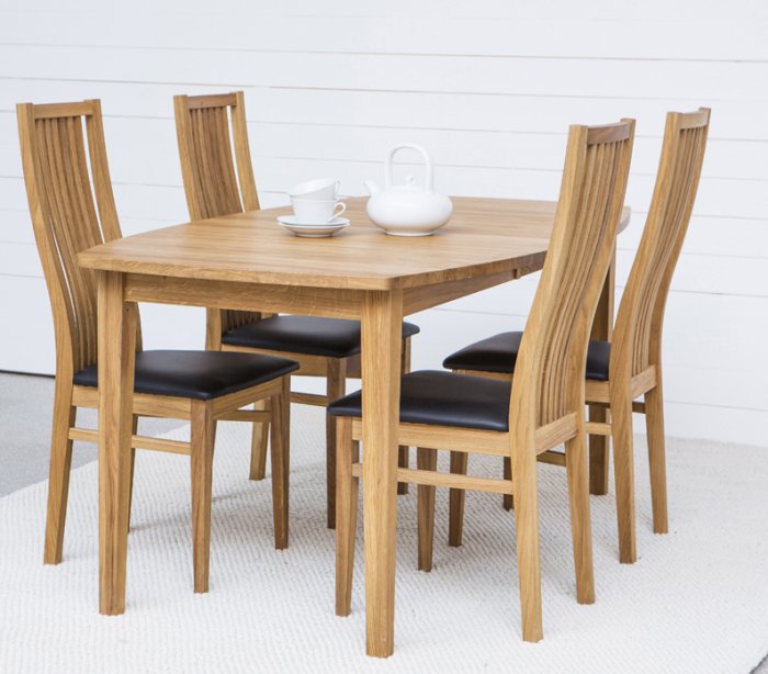 Allegro Stol Ek Tyg Nord Grå