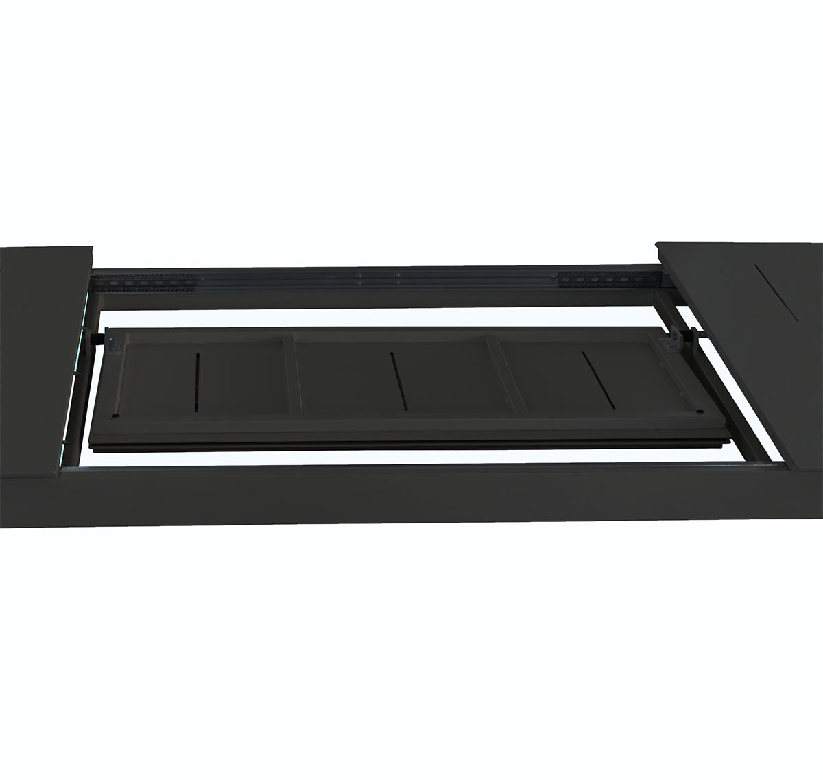 Anzio Matbord 100x200-310 cm Svart