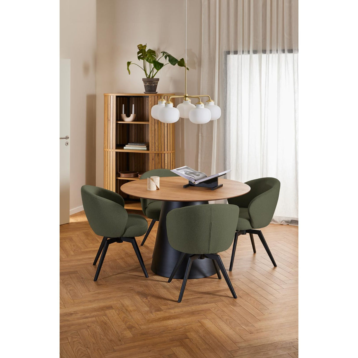 Maribo Karmstol Alea tyg Grön