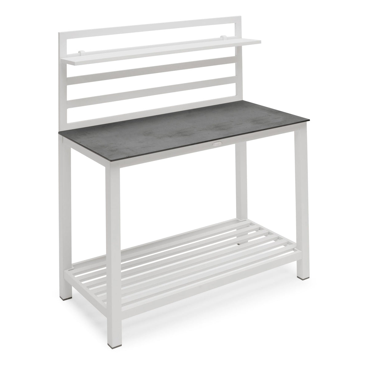 Åminne Aluminium Bänk Utekök Vit