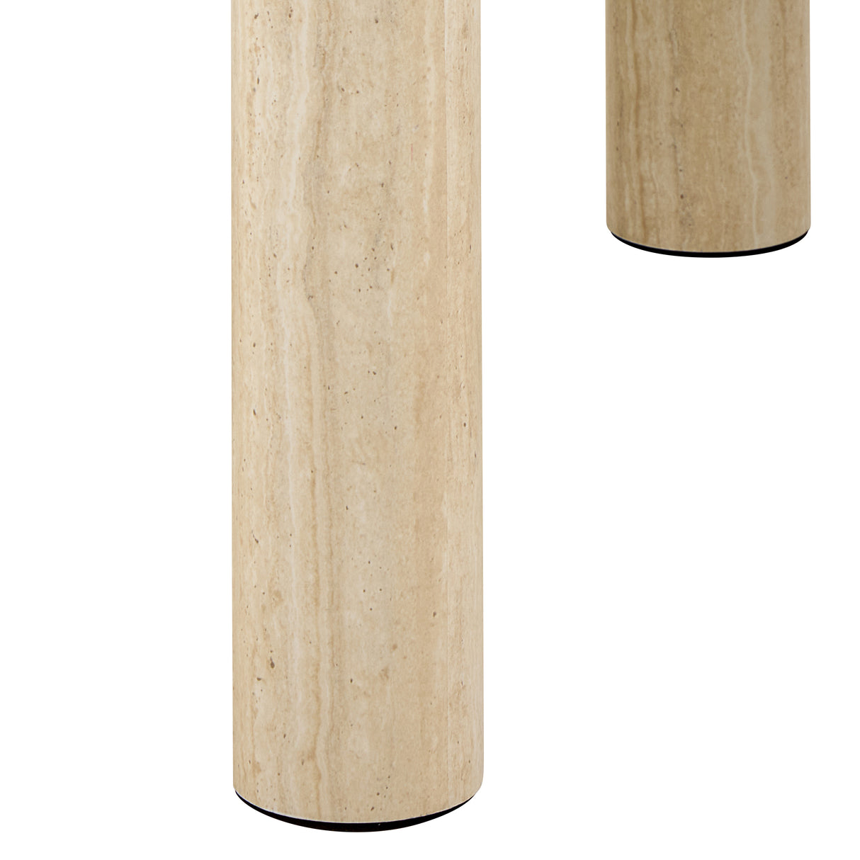 Pamela Soffbord 60x60 cm Travertin