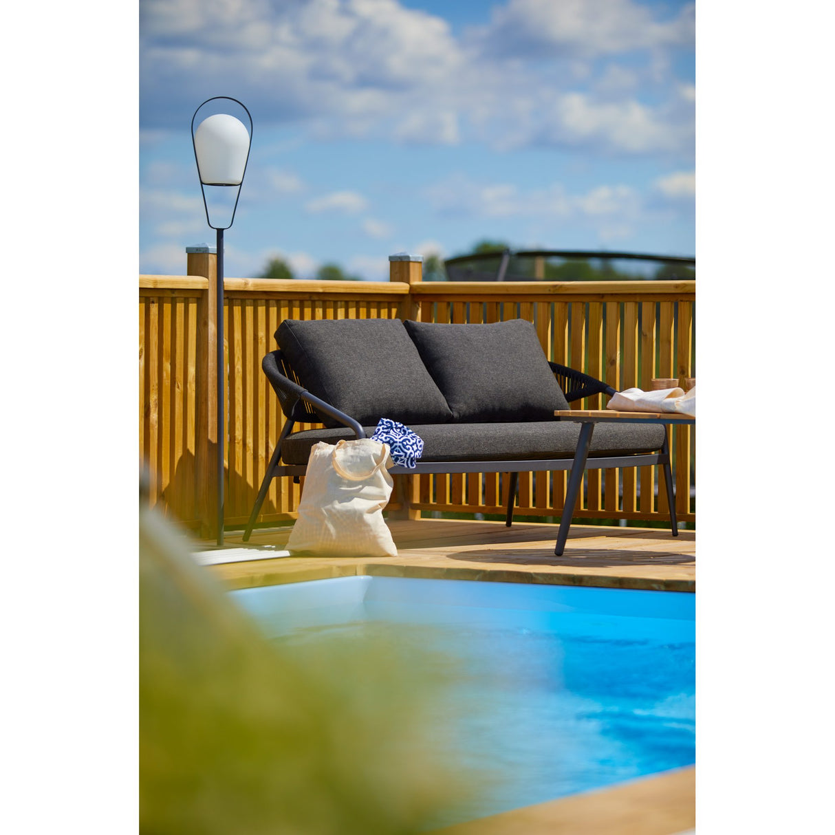 Ekeryd Utesoffa Antracitgrå