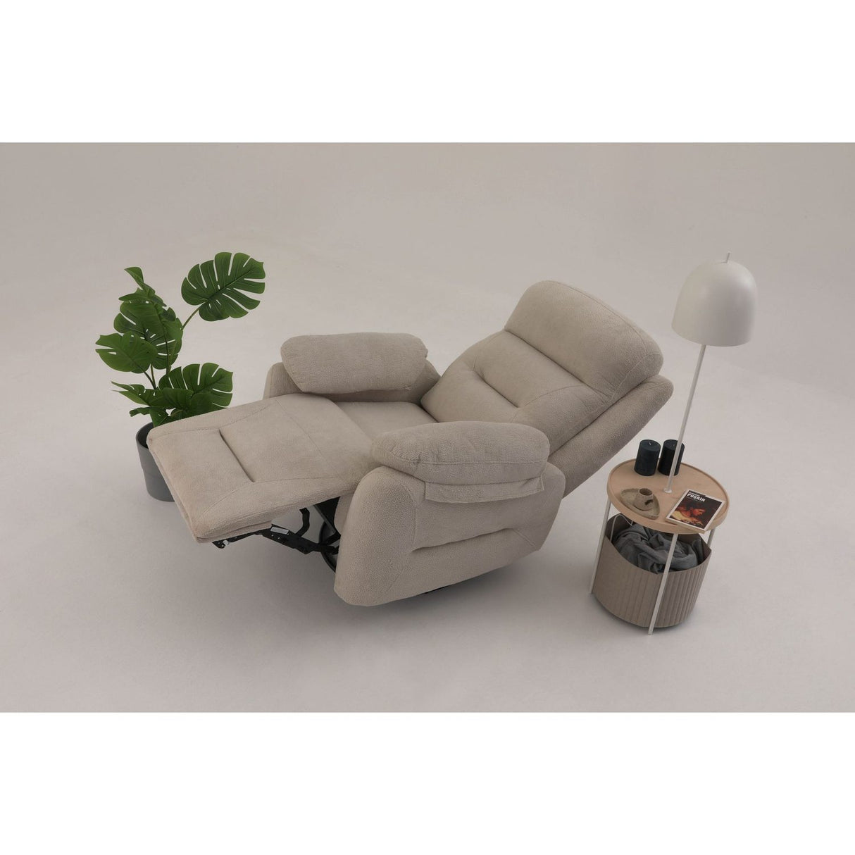 Angela Electric Reclinerfåtölj Kräm