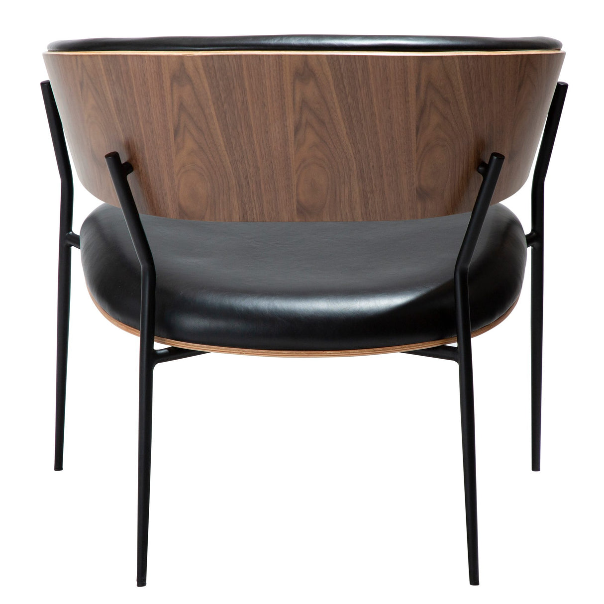 Crib Loungefåtölj Vintage Black, Walnut