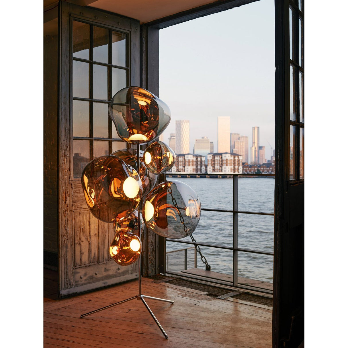 Melt Golvlampa Gold