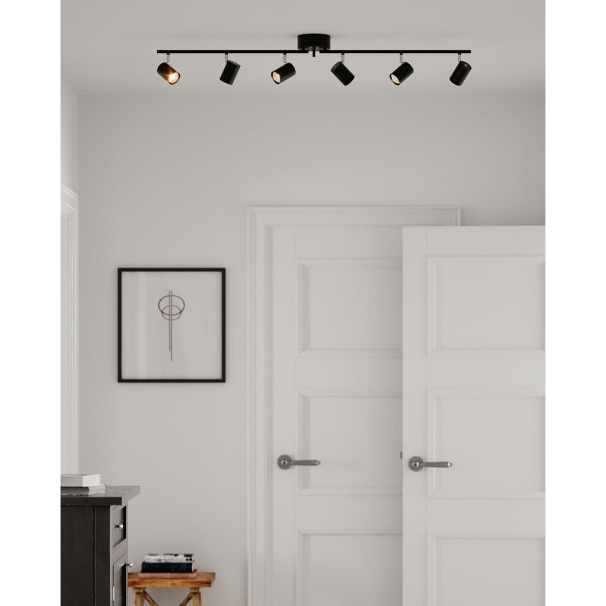 Correct Takspot Svart matt