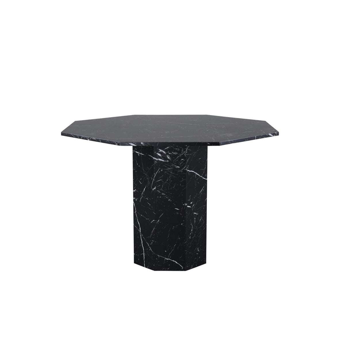Marbs Runt matbord Svart, MDF, ⌀110