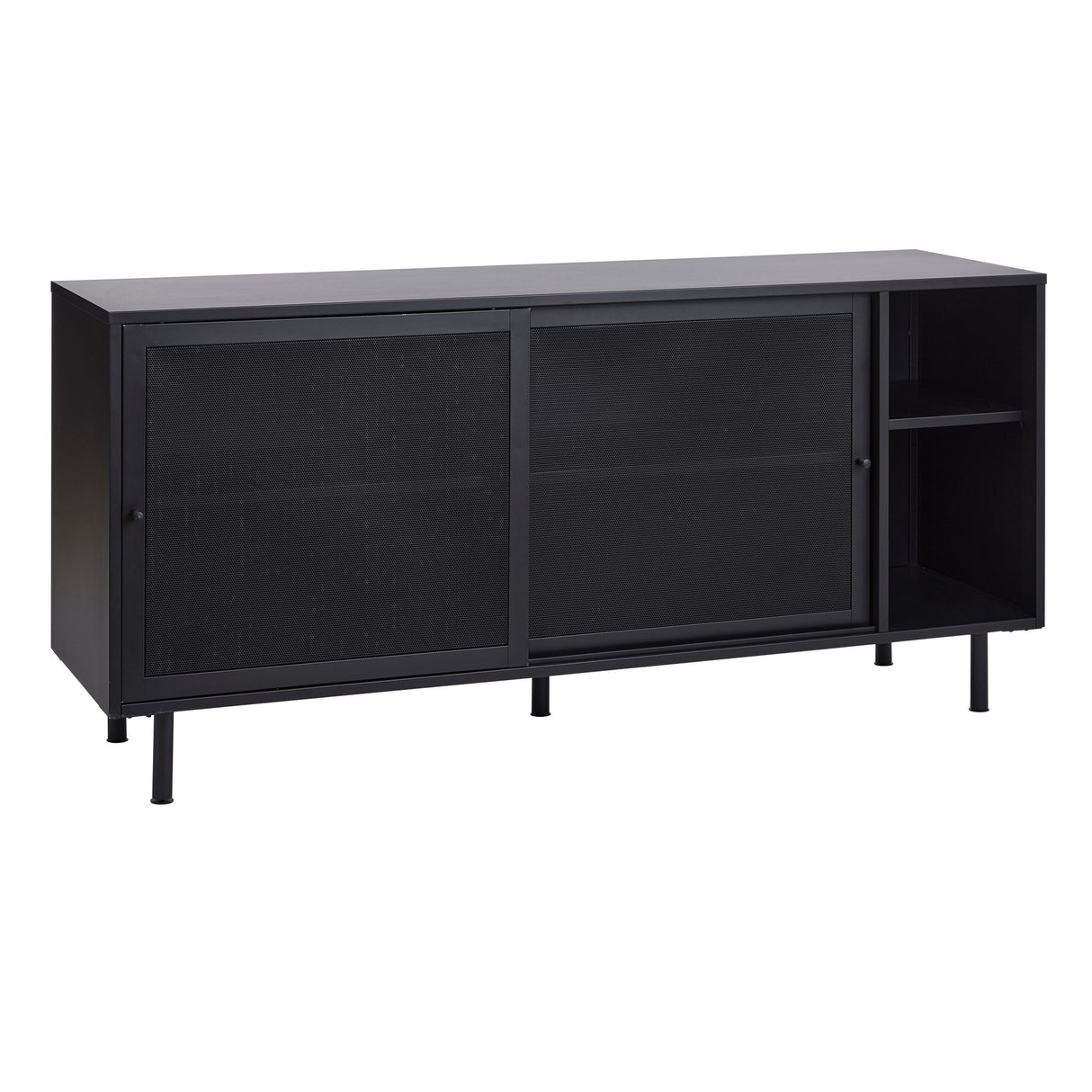 Angolo Sideboard 160 cm Svart