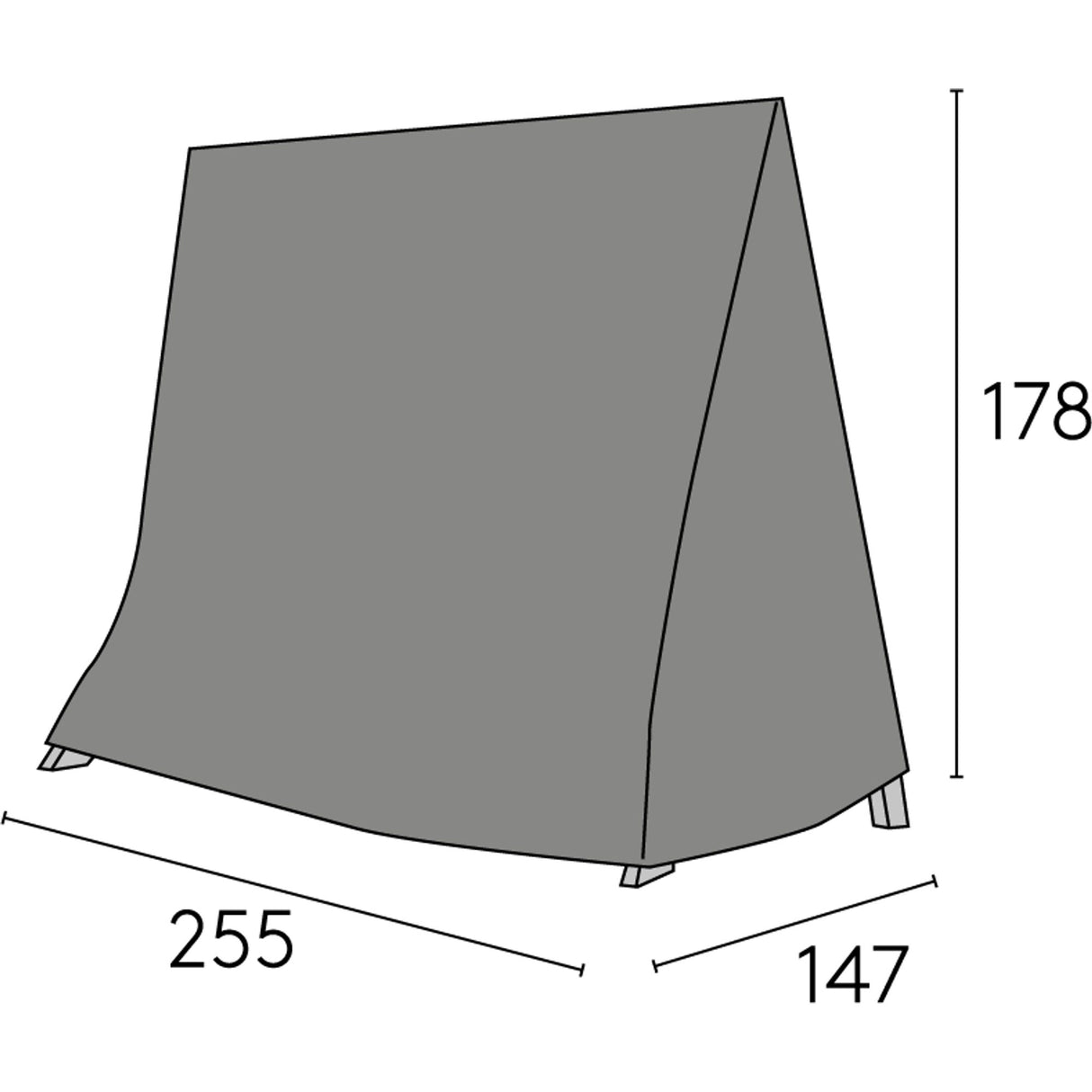 Möbelskydd Kungshult Hammock Svart