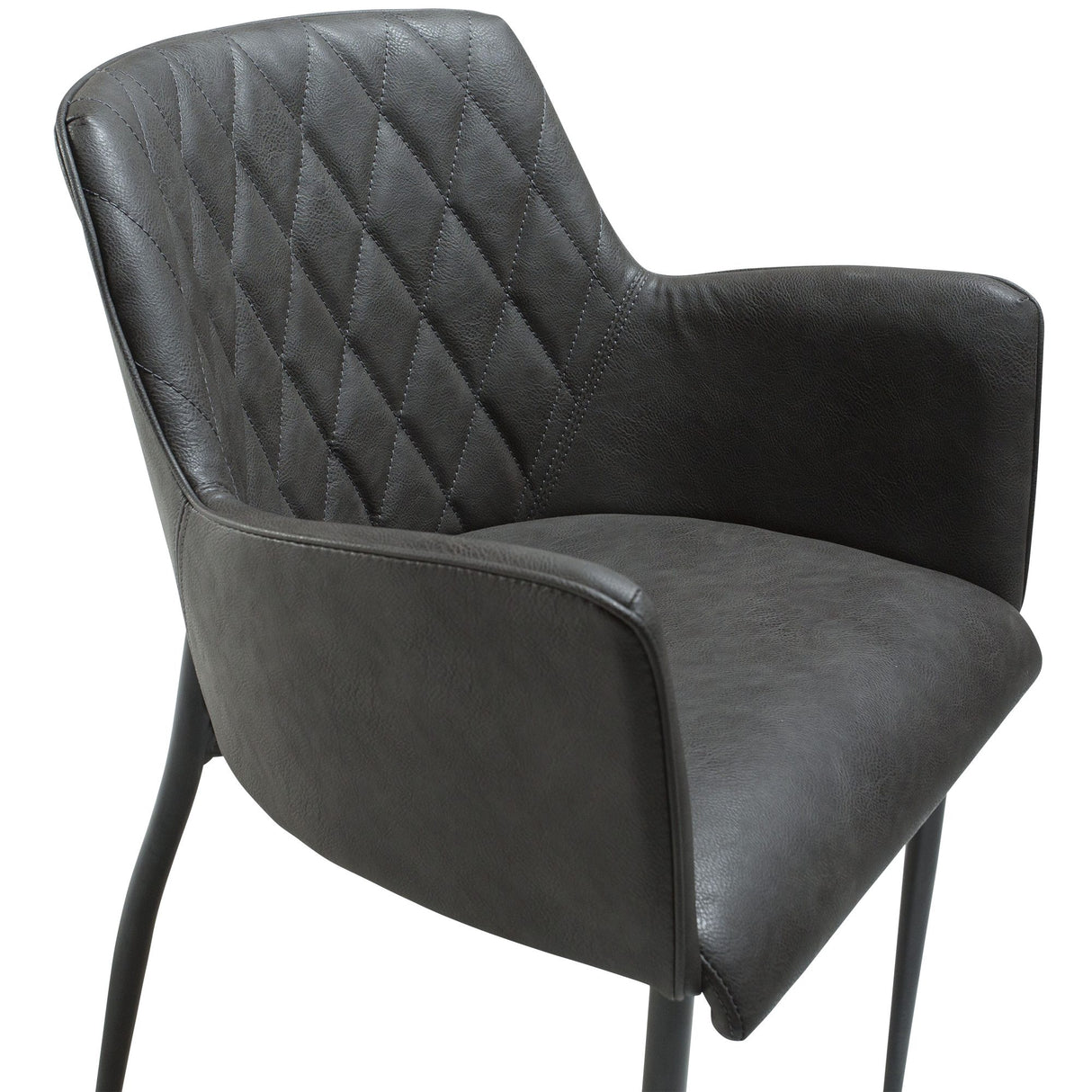 Rombo Stol Vintage Grey Art.Leather