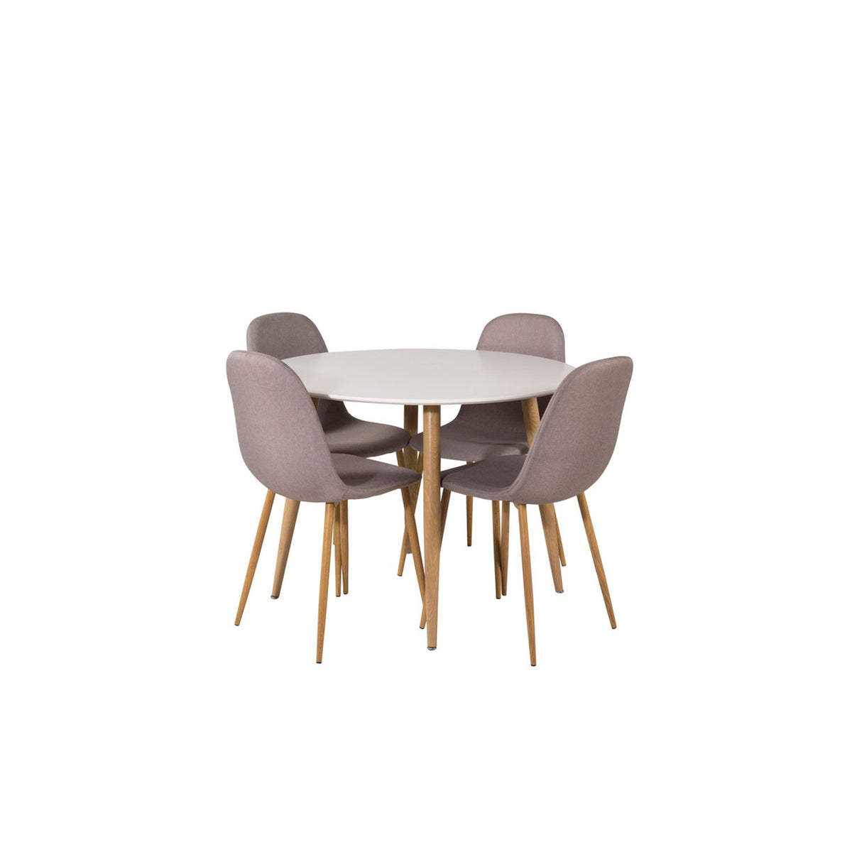Plaza, Polar Rund matgrupp Natur, Natur, vit, ⌀100