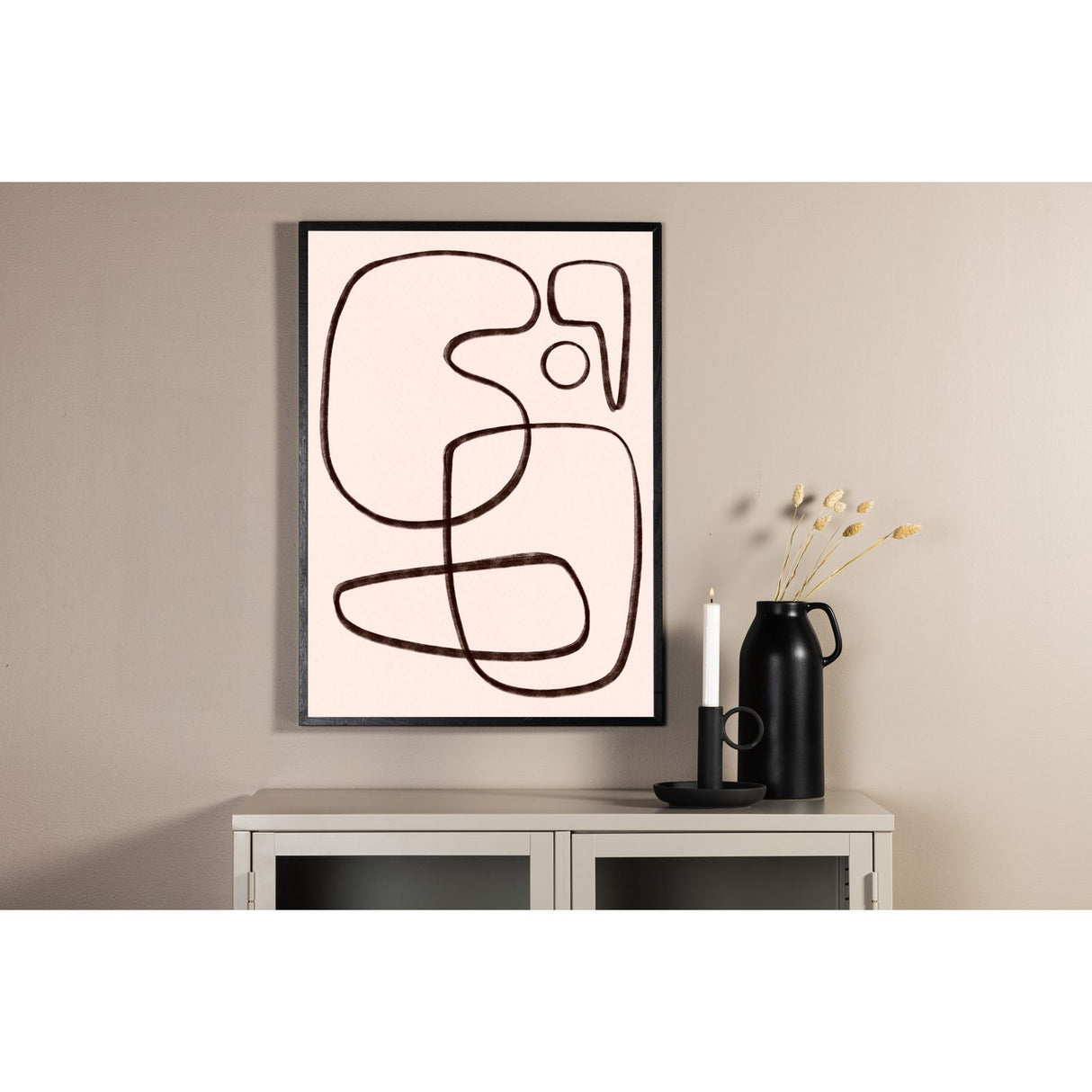 Linjekonst Poster 100 x 70