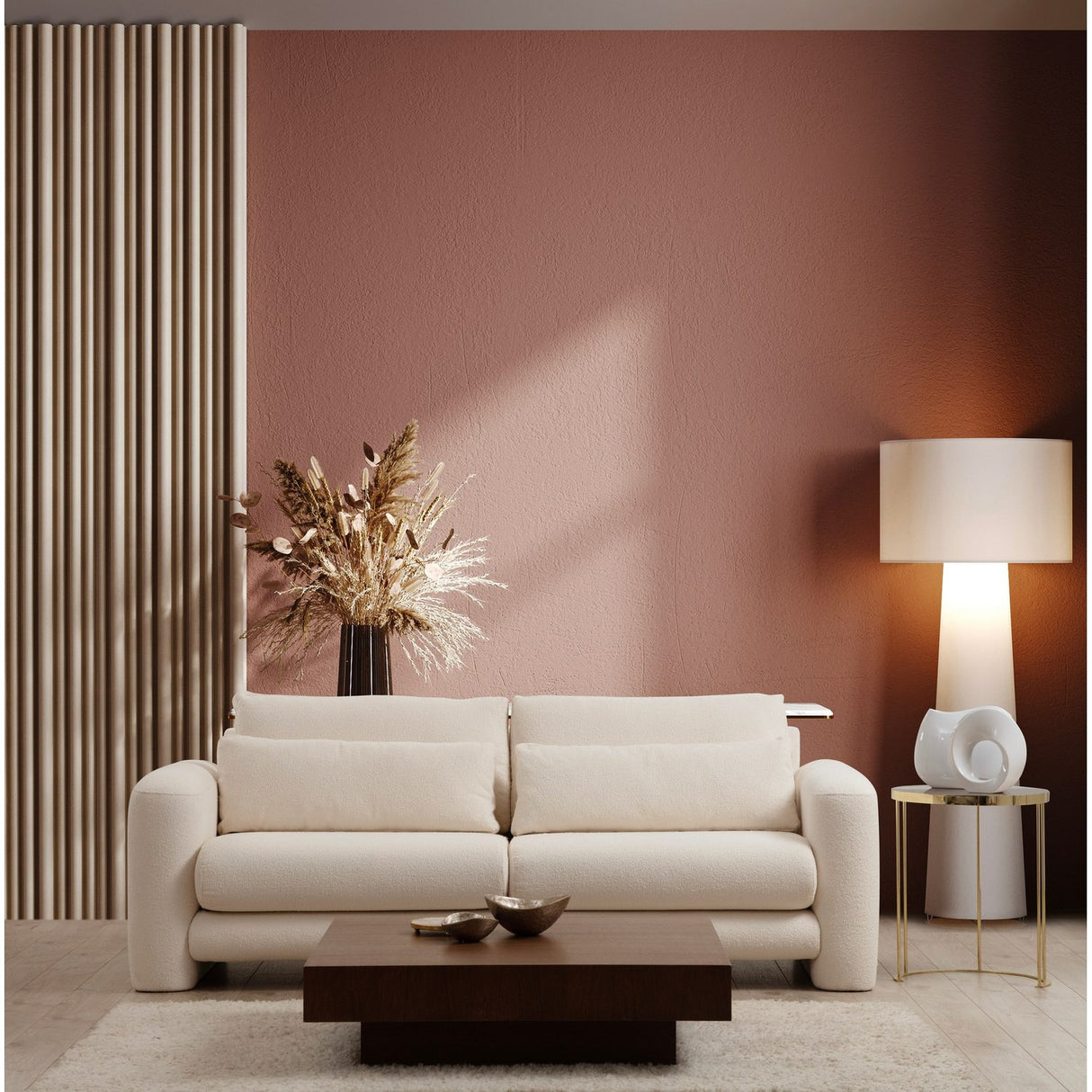 Tallinn (215 x 97 x 73 cm) 3-sitssoffa Creme