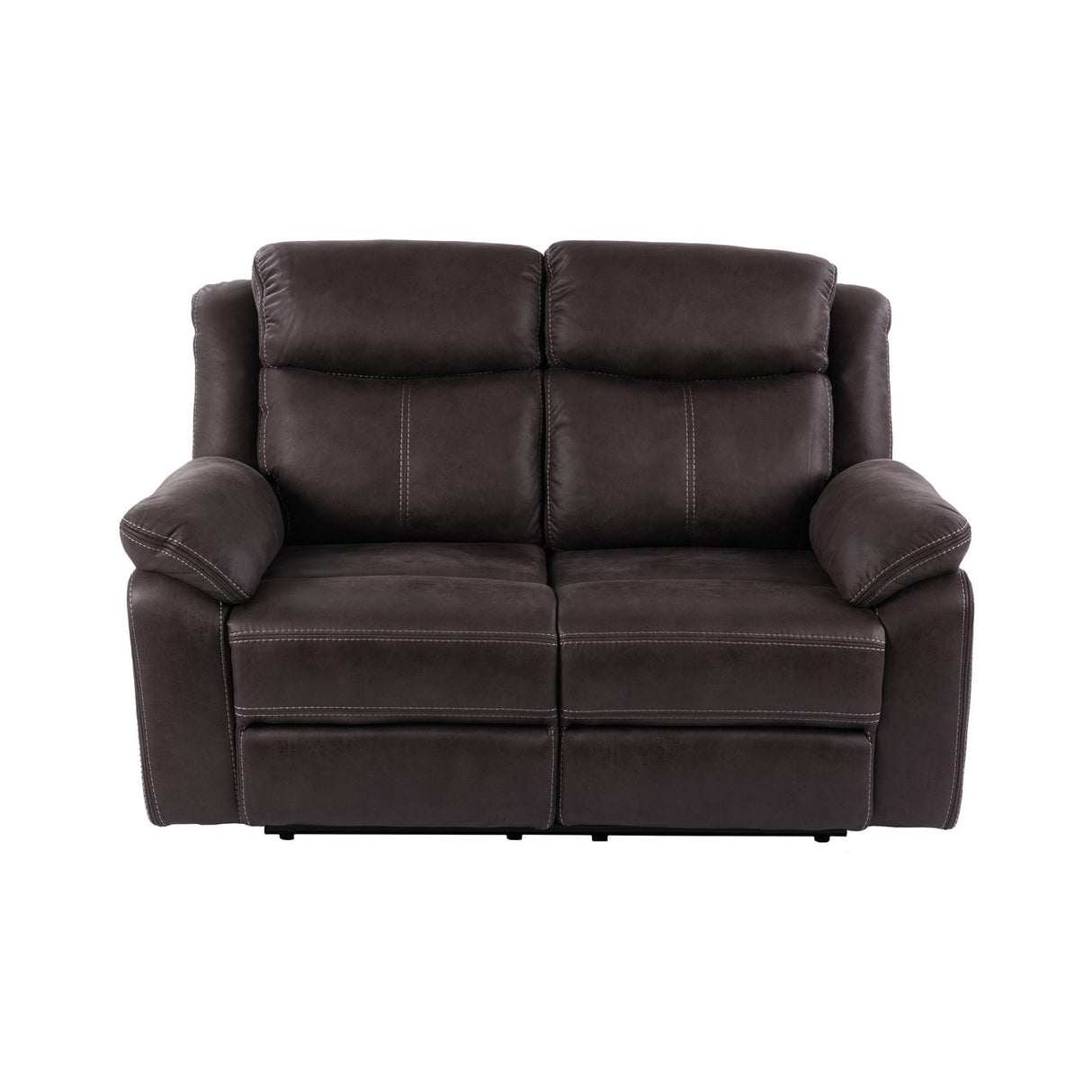 Teddy 2-Sits Reclinersoffa Manuell Brun