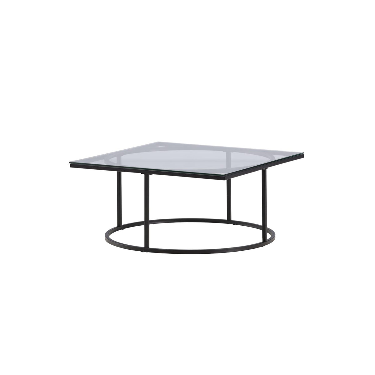 Skanör Soffbord Black, 90 x 90