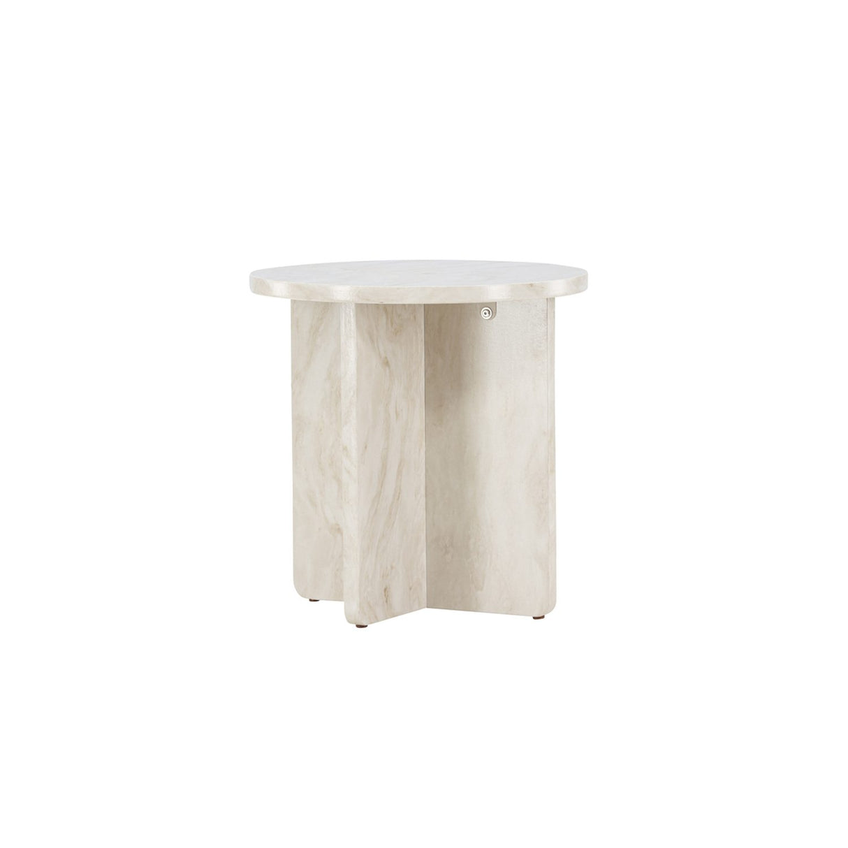 Ålesund Sidobord Beige, ⌀50