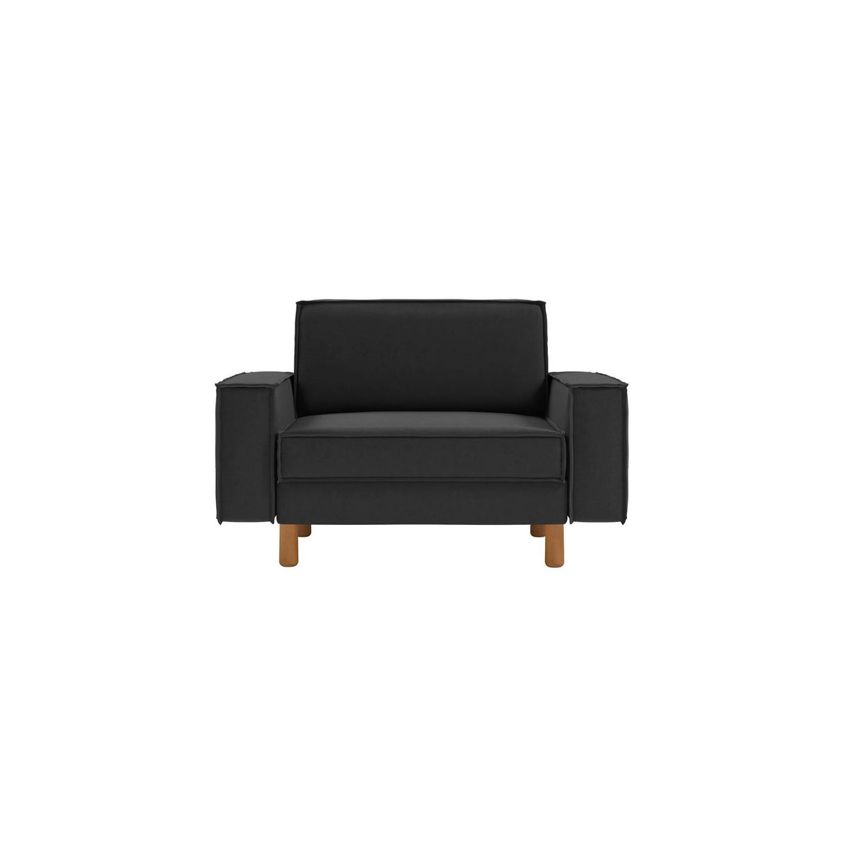 Wellington Loveseat (133 x 89 x 87 cm) 1-sitssoffa Nattgrå valnöt