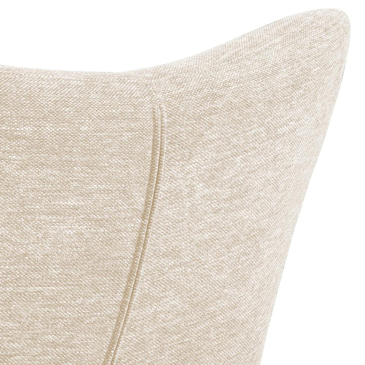 Niort Fåtölj med fotpall Skyland tyg Cream