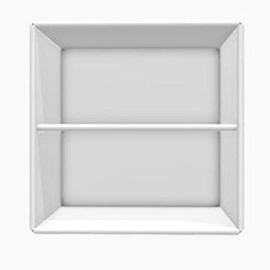 Charlotte Quadrant-vägghylla Vit