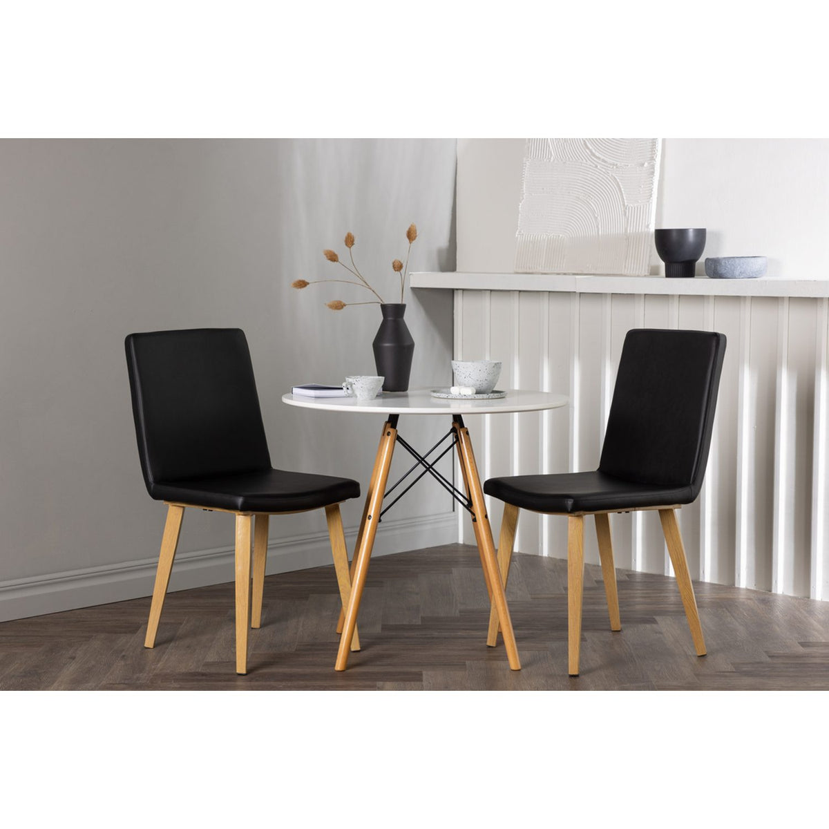 Danburi, Today Rund matgrupp Svart, Natur, Vit, ⌀60