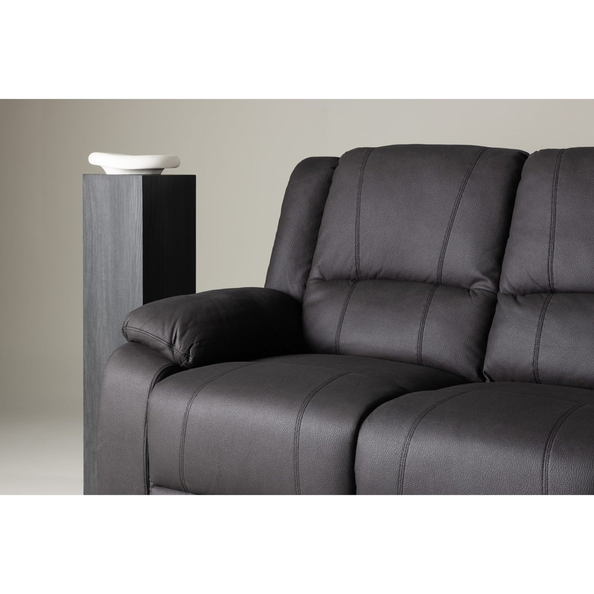 Singapore Reclinersoffa Svart