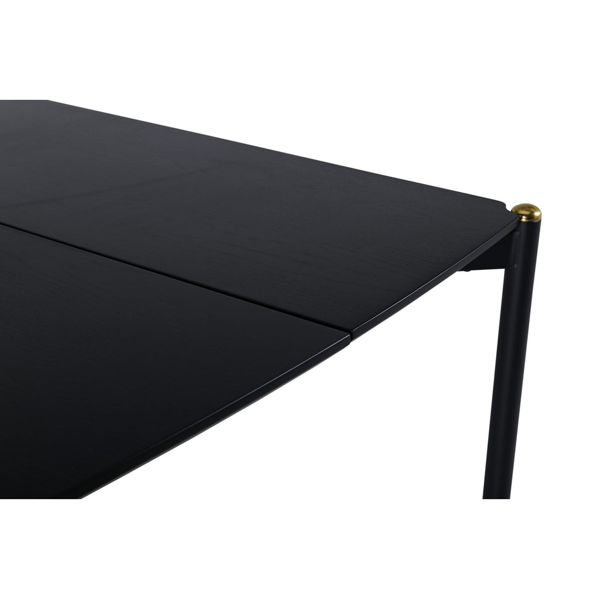 Pelle Rektangulärt matbord Svart, Fanér, 190 x 90