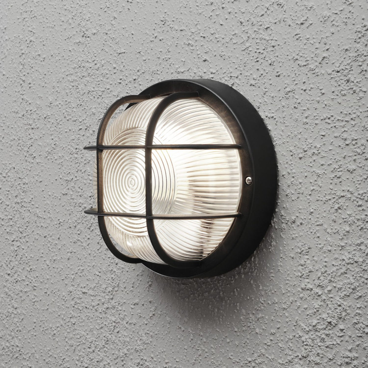 Mantova E27 Vägglampa Ute Svart