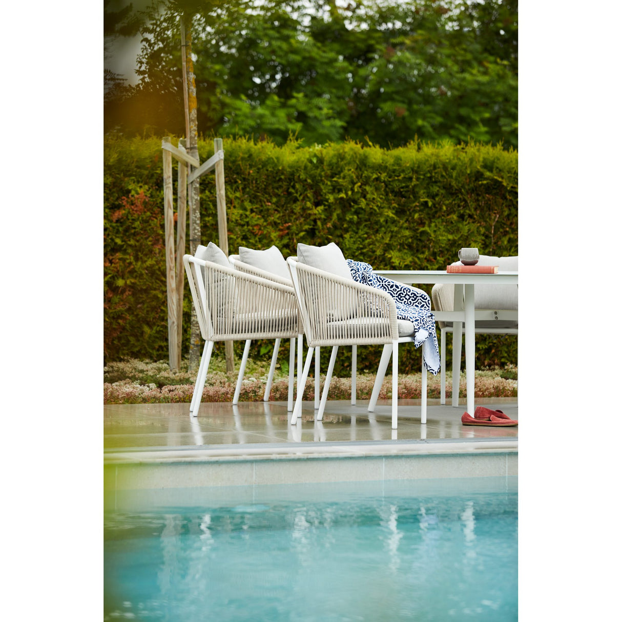 Oxhult Utebord Ø145 cm Vit