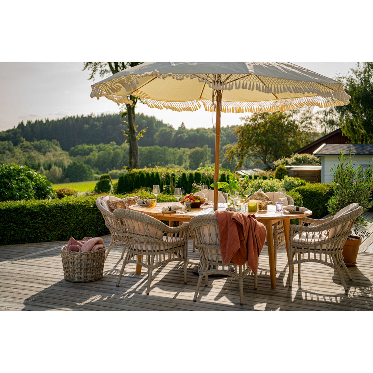 Fjäderö Utefåtölj