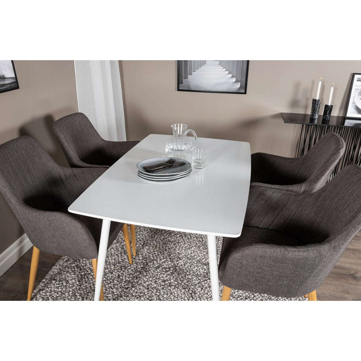 Polar, Comfort Rektangulär matgrupp
