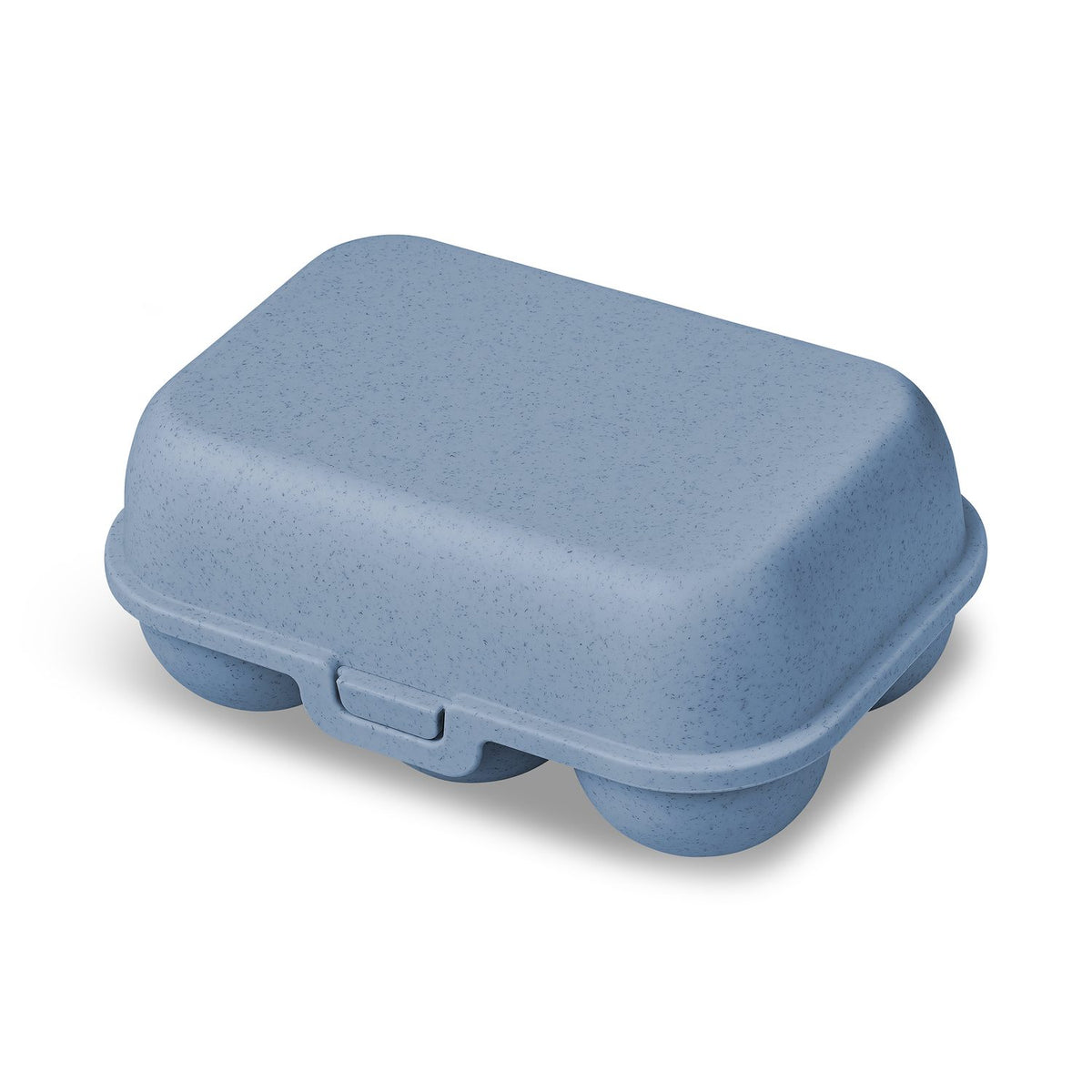 Eggs to go mini äggbox för 6 ägg nature Egg Box Flower Blue