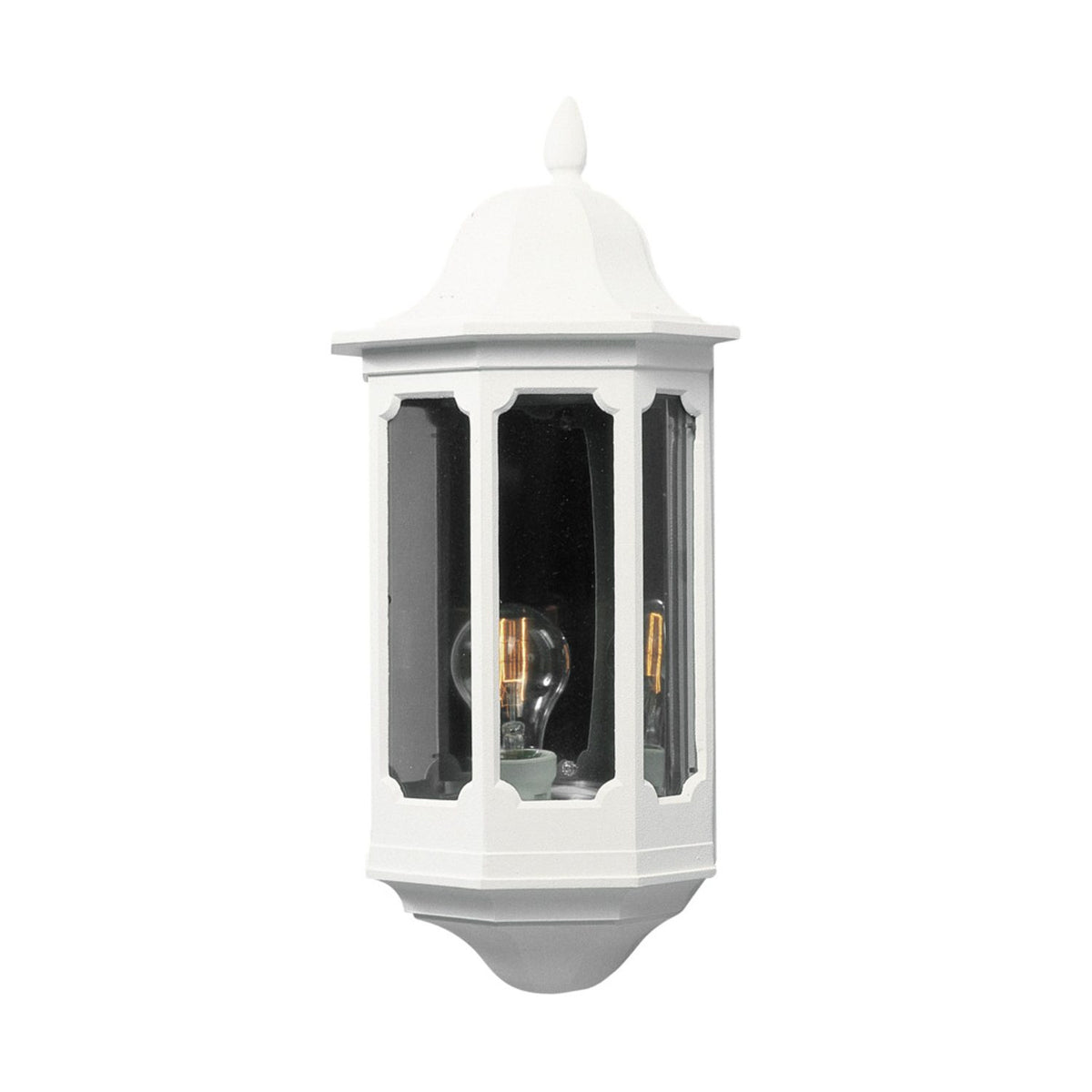 Pallas Plafond E27 Vägglampa Ute Mattvit