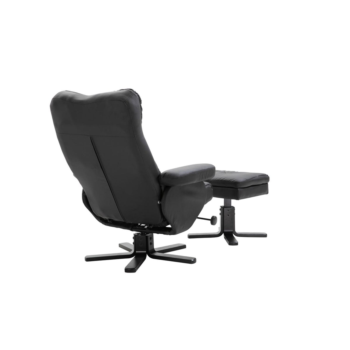 Sven Fåtölj med recliner Svart