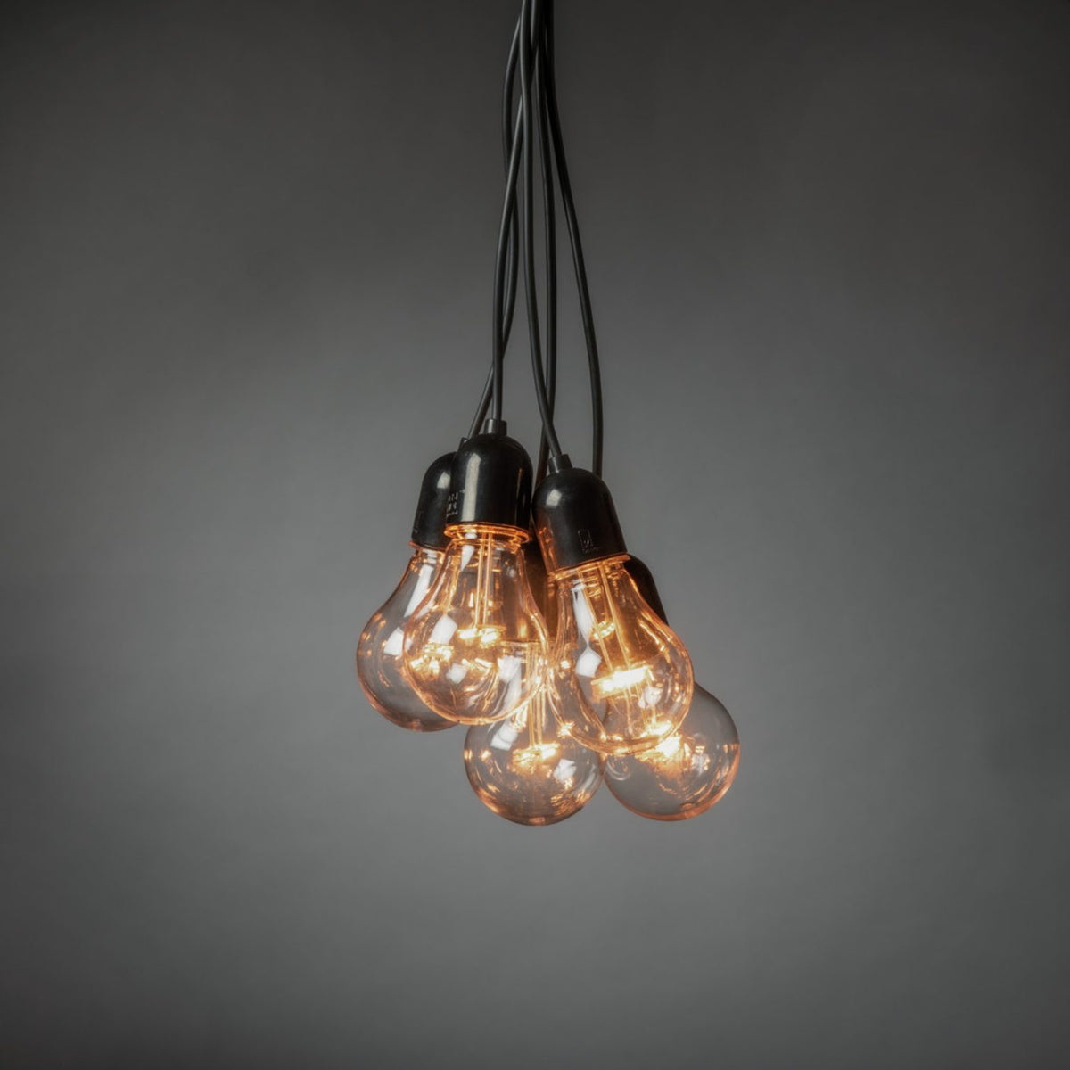 Istapp Klara lampor Amber LED Ljusslinga Ute 10 Lampor (4.5m)