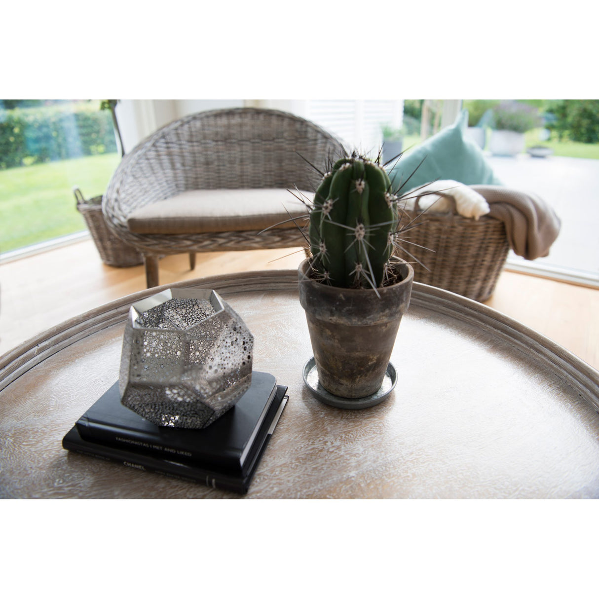 Leicester Utebord 60 cm Grå