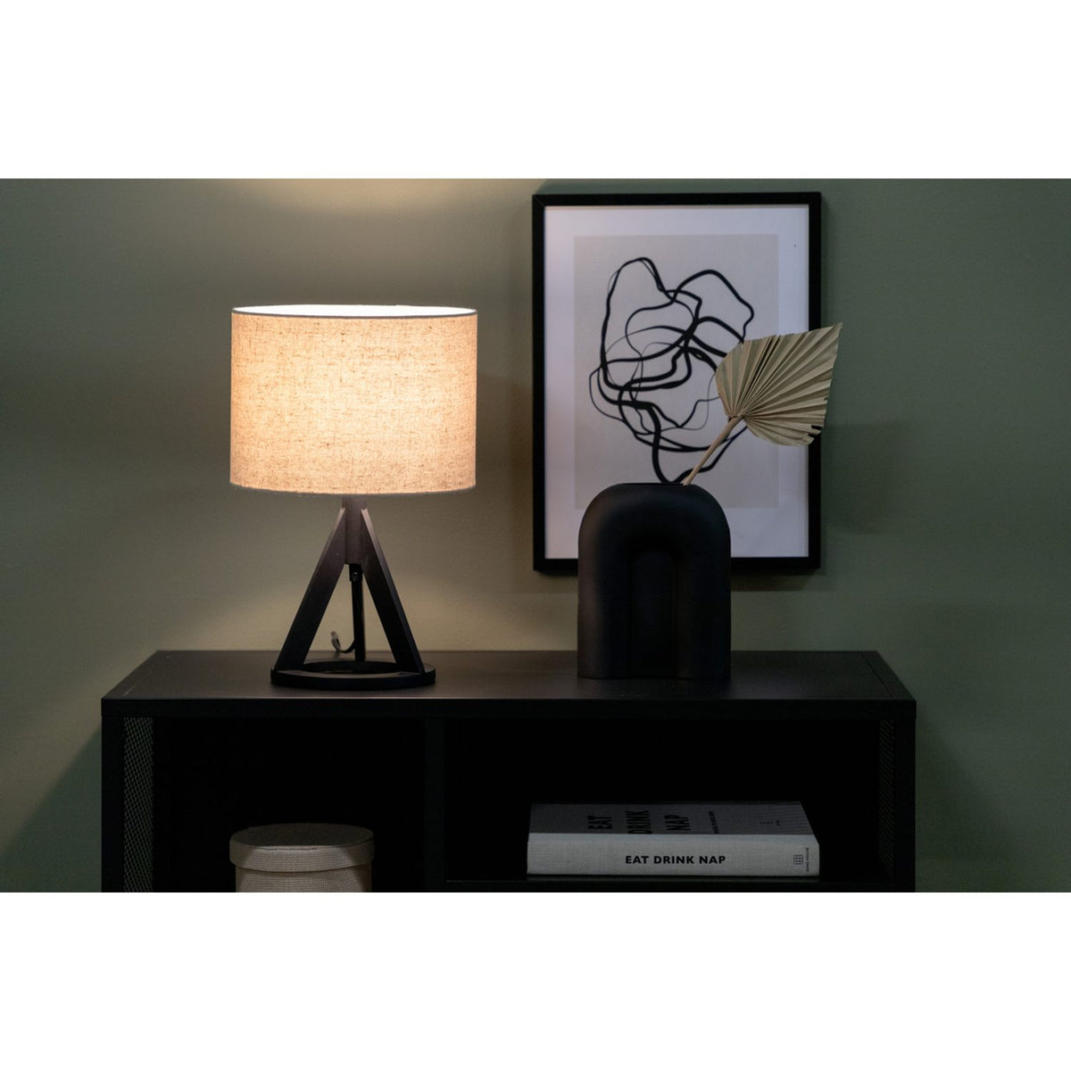 Kona Bordslampa Svart