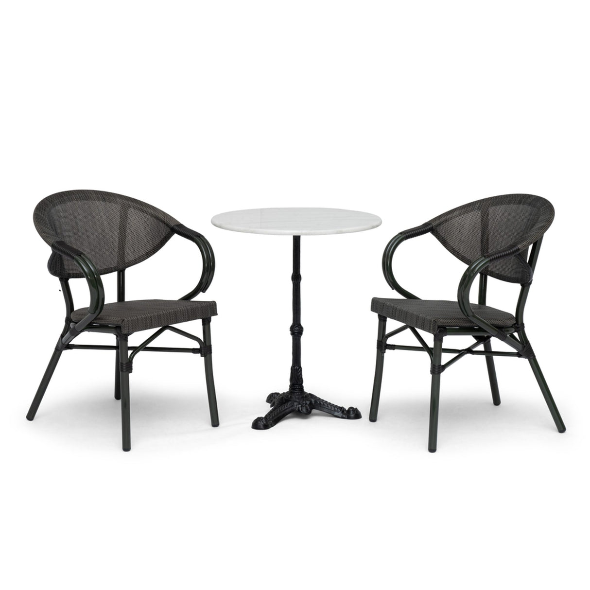 Äppelhed Caféstol Skogsgrön