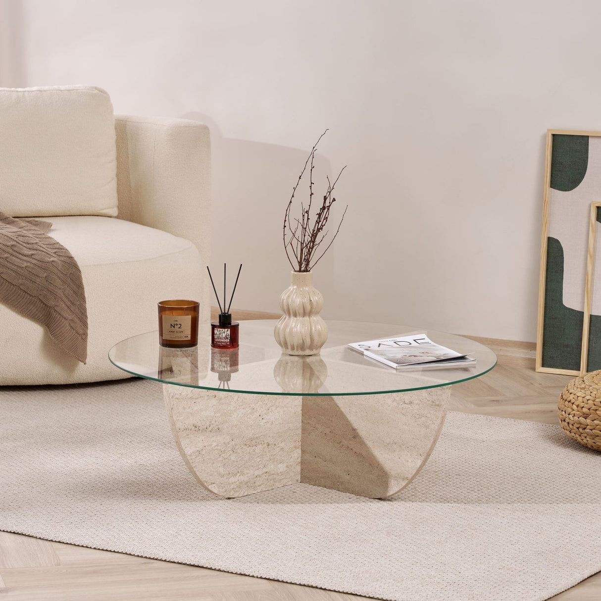 Marcelo Soffbord Soffbord Travertine