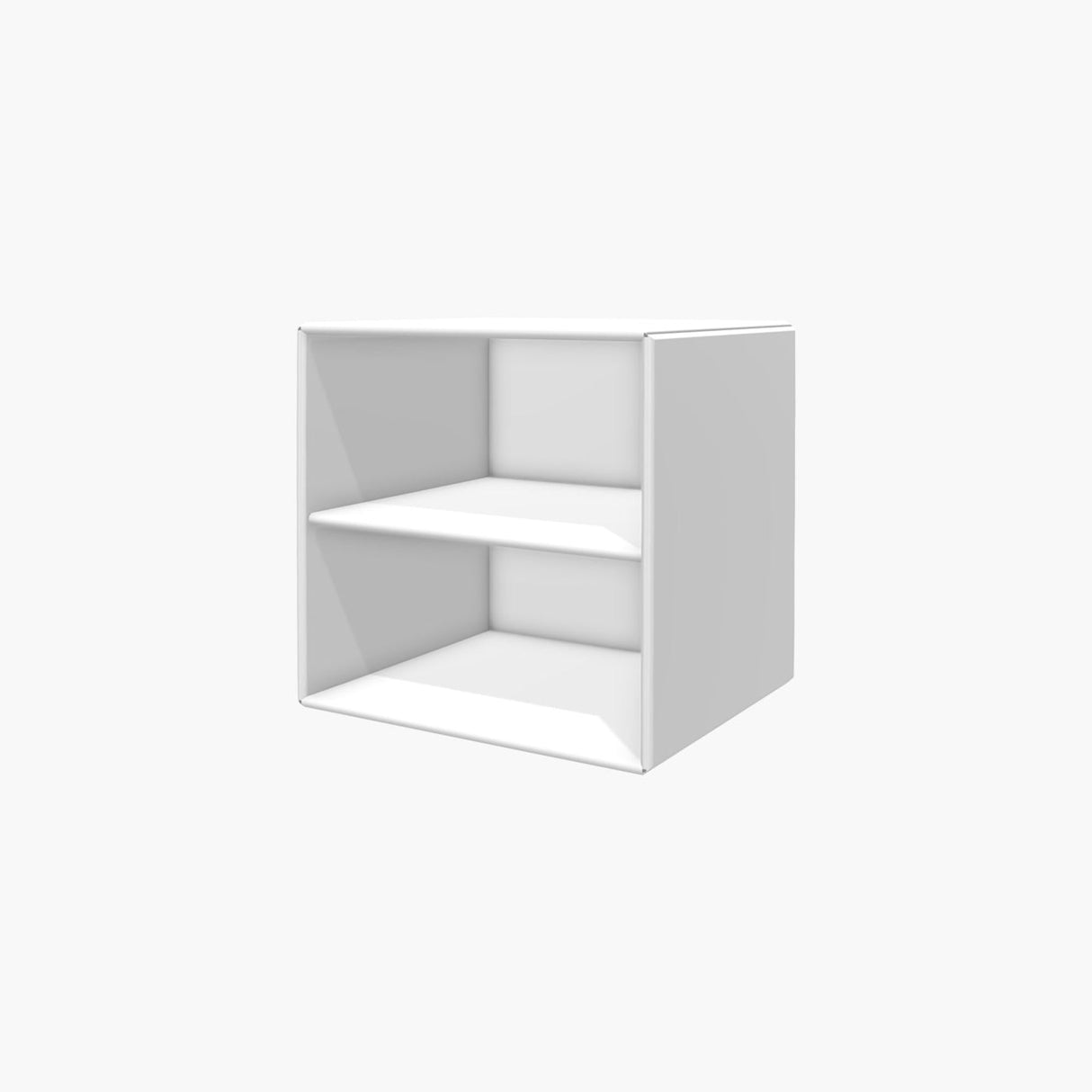 Charlotte Quadrant-vägghylla Vit