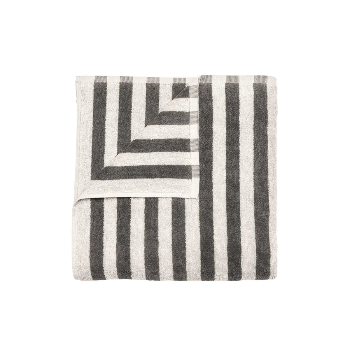 Arto towel 100 x 50 cm Handduk Moonbeam/Magnet, Stora linjer