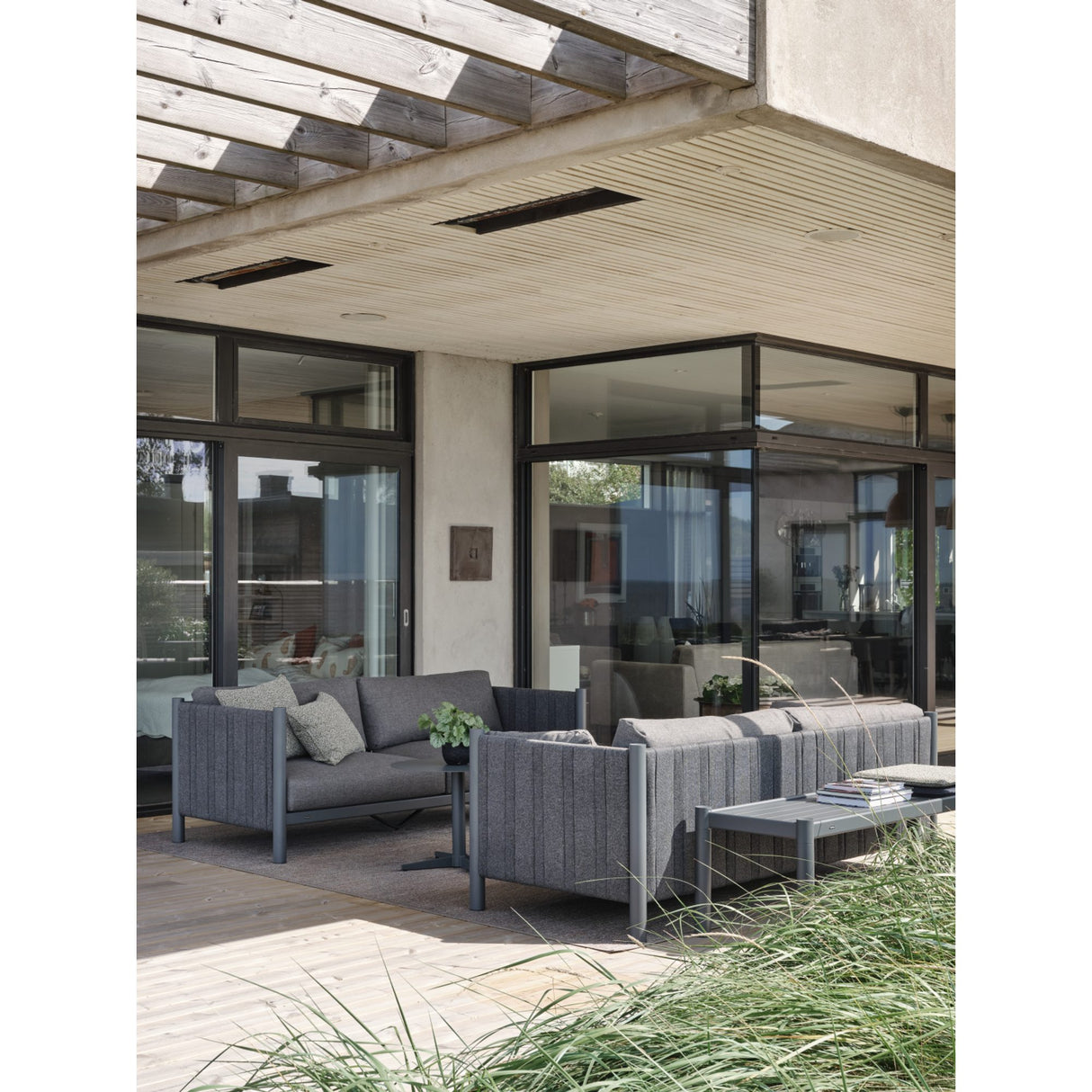 Brad 2,5-sits Utesoffa Antracit/Charcoal Grey