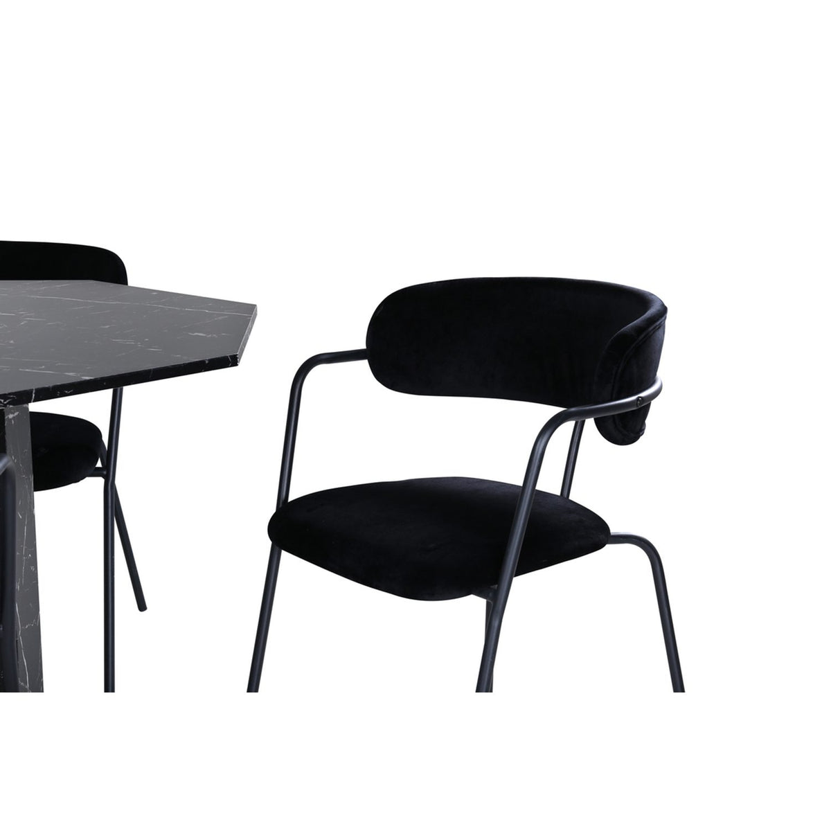 Marbs, Arrow Rund matgrupp Svart, Svart, ⌀110