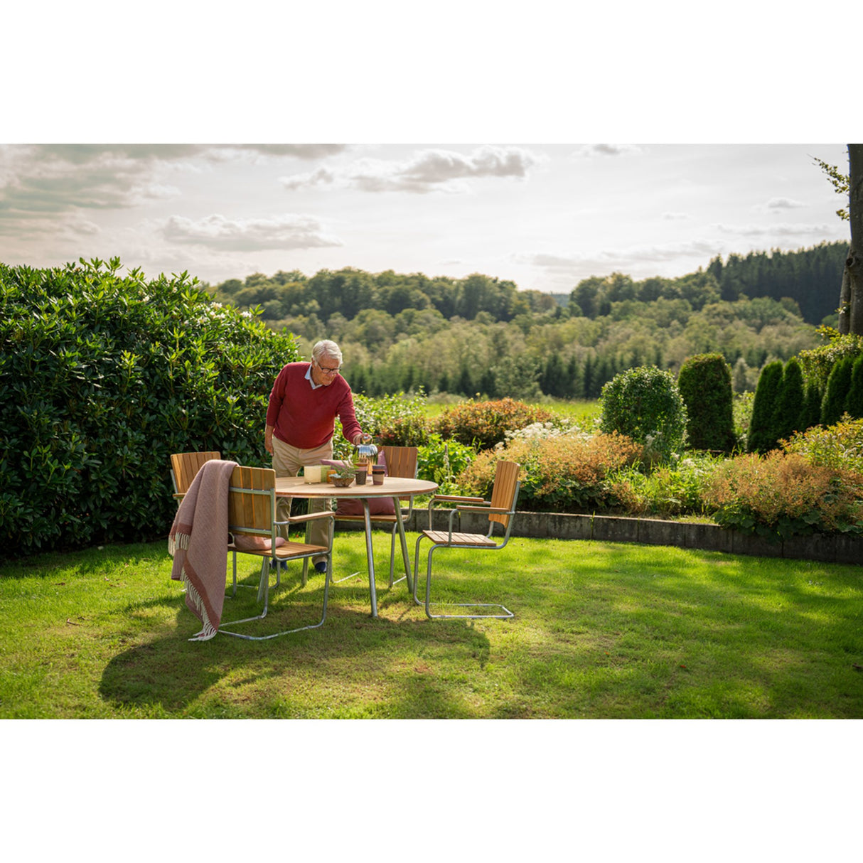 Sandhamn Karmstol Teak 4-pack