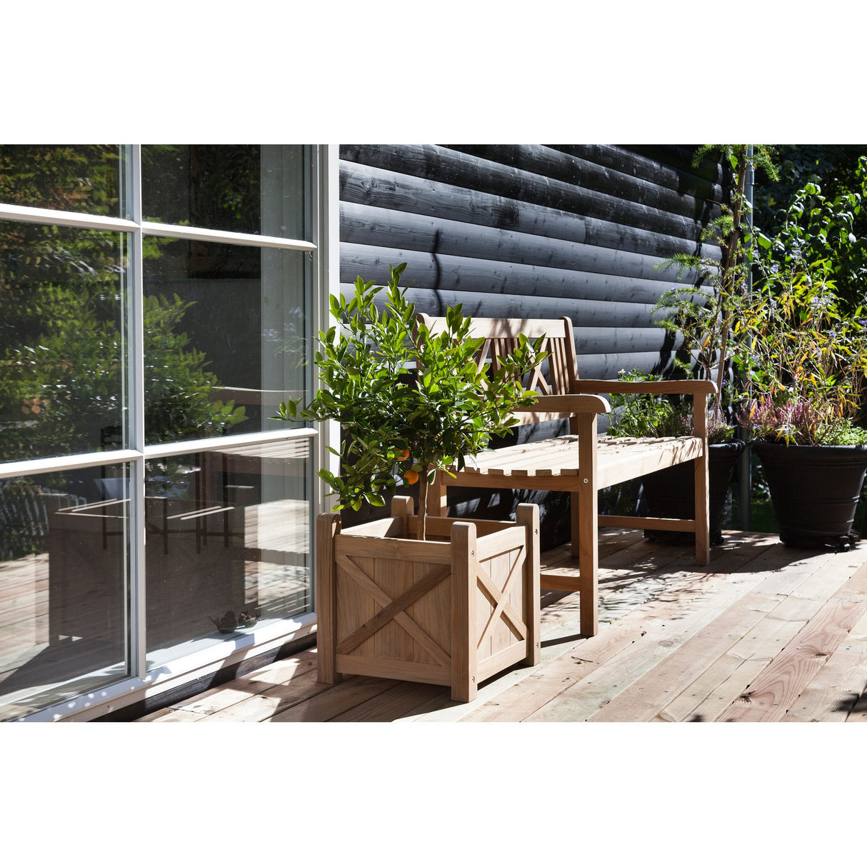 Rosenborg Trädgårdsbänk 2 personer 120x59 cm Teak