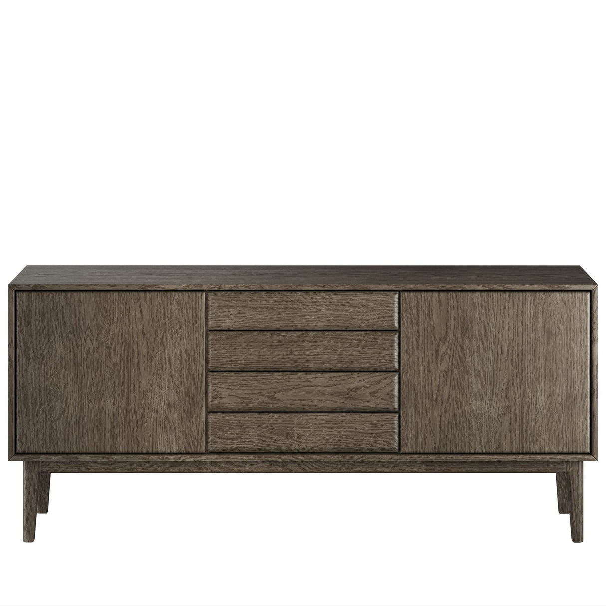 Broholm Solid Sideboard 183x81 cm Rökoljad Ek