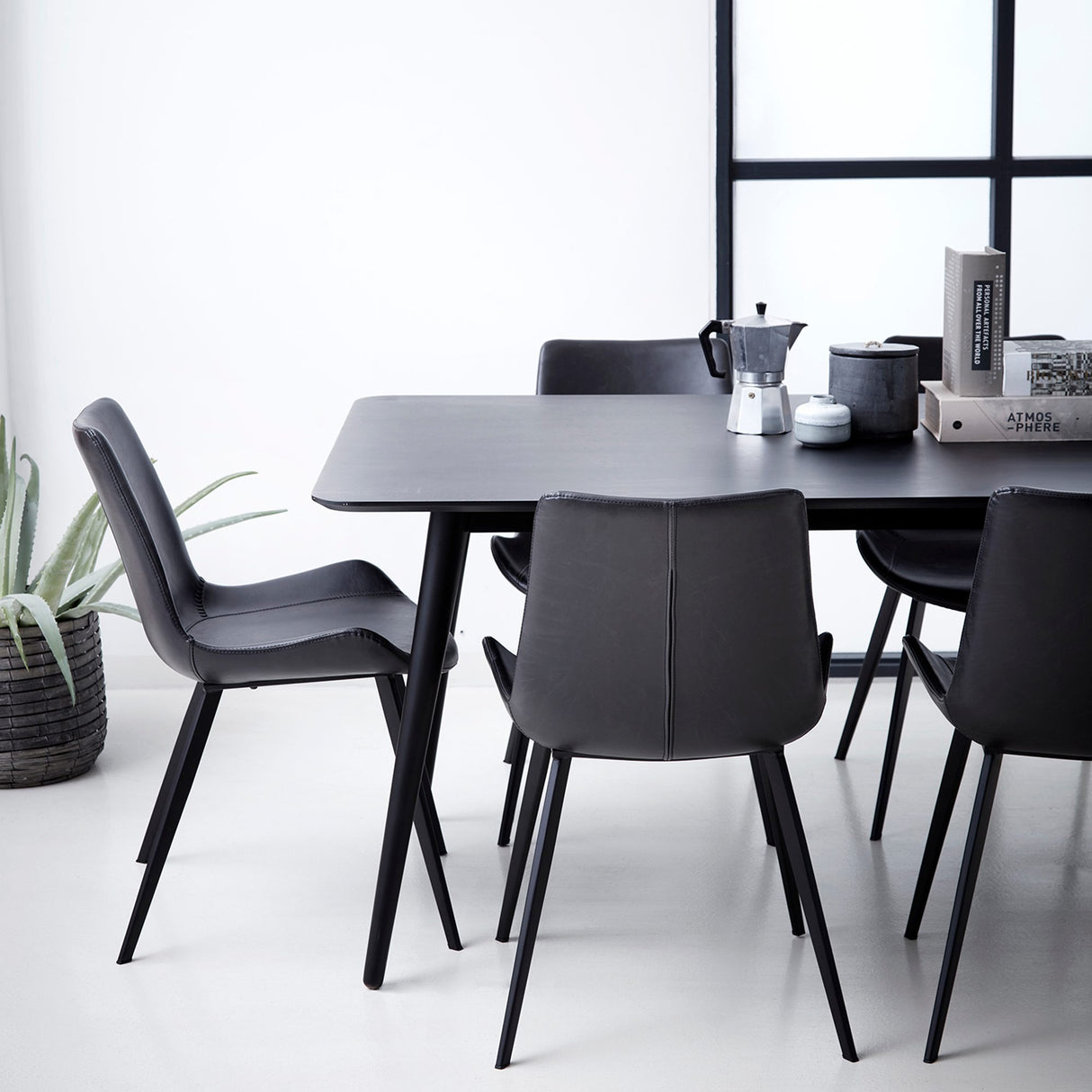 Hype Stol Green Gables Art.Leather, Black