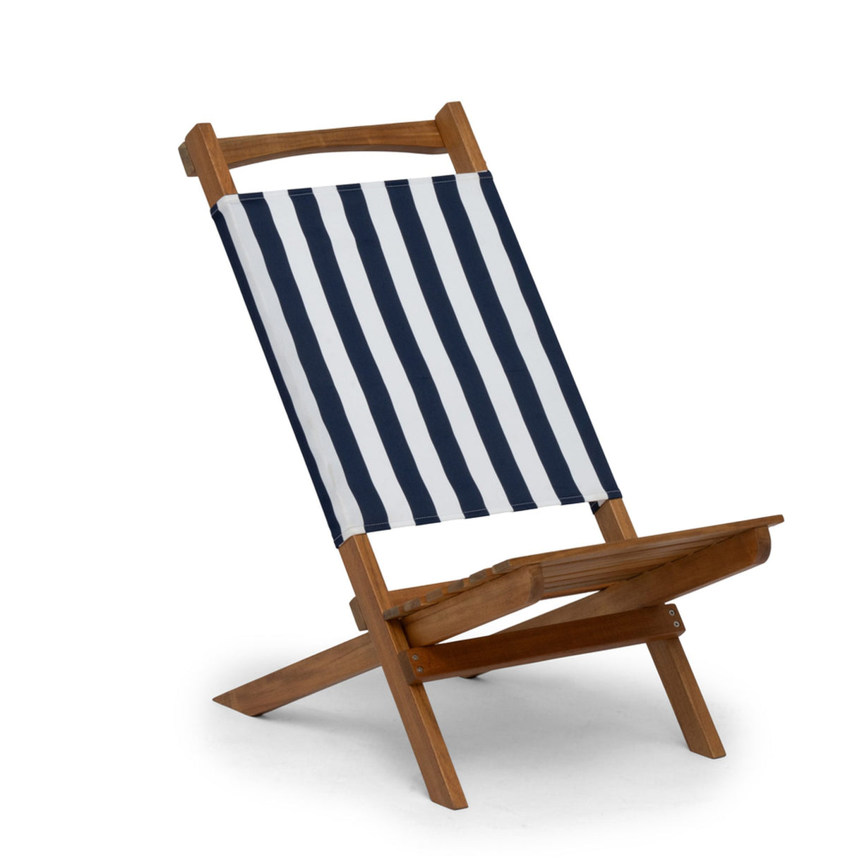 Mölle Solstol Blå/Vit