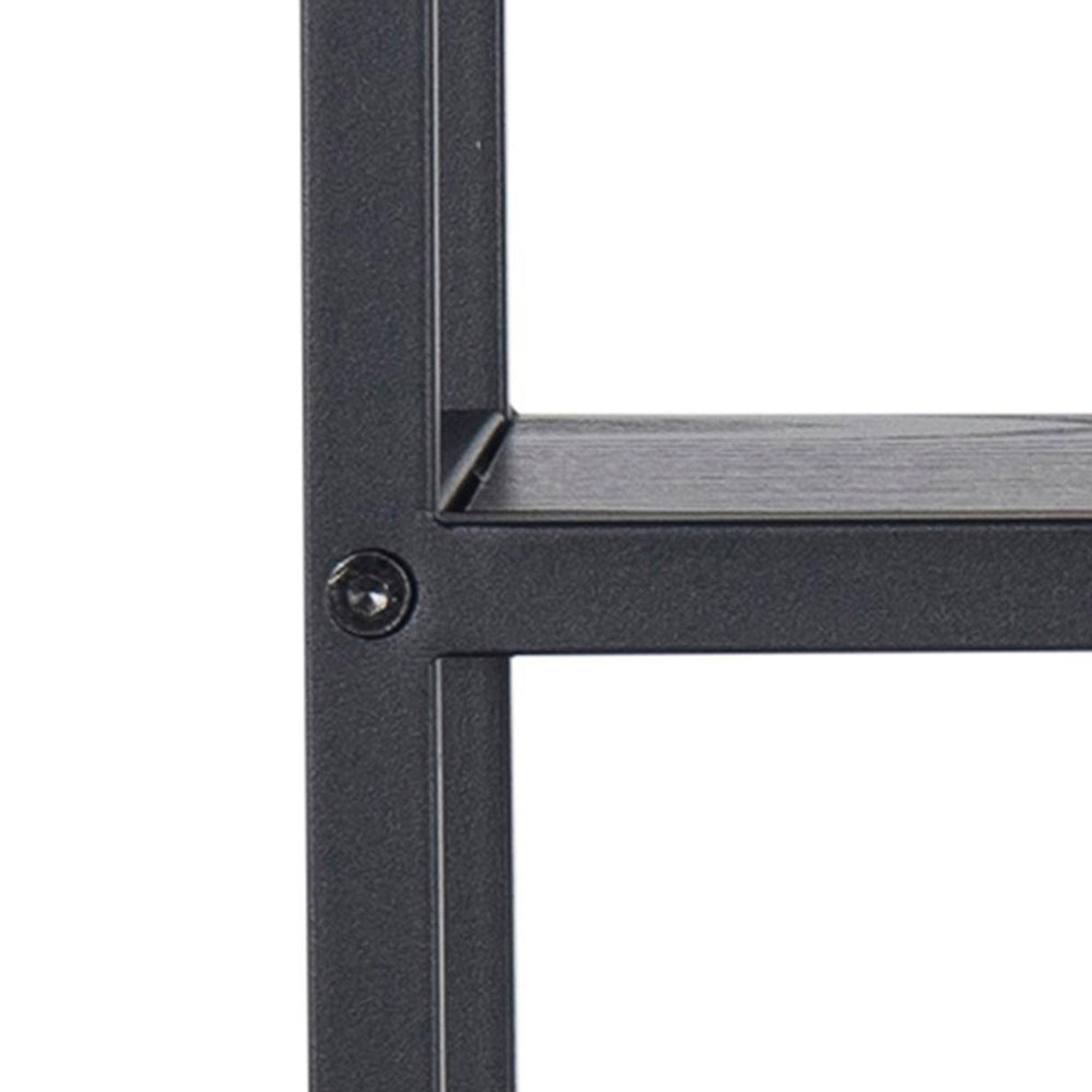 Notting Hill Vägghylla 77x77x20 cm Svart Ask