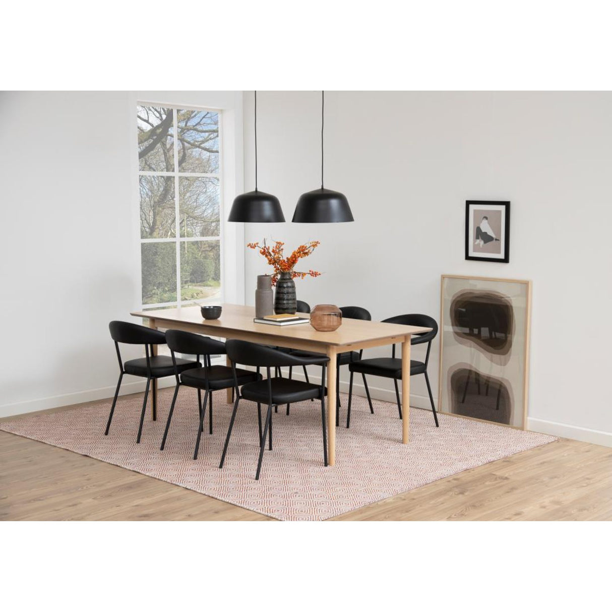 Henri Karmstol PU Svart