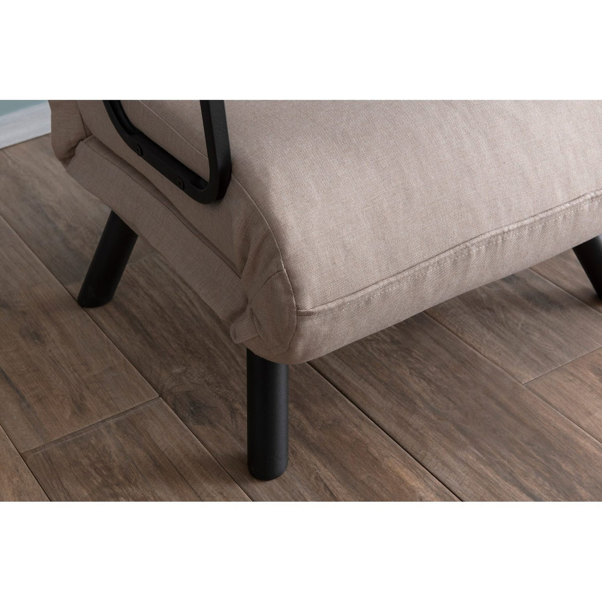 Tarawa v2 Enkel (26 x 120 x 60 cm) Creme 1-sits bäddsoffa